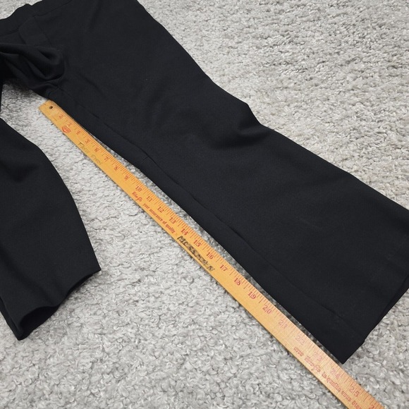 SPANX Pants Womens Medium Black Smooth Perfect Fit Ponte Kick Flare Stretch - Picture 13 of 15